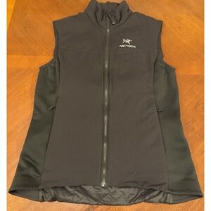 Arc'teryx Atom LT Vest Womens M Black Zip Lightweight Outdoor Activewear